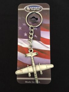 B-25 Bomber Pewter Key Chain AZCAF