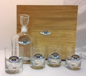 Decanter and cocktail glass set